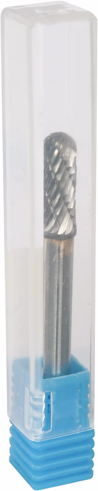 Fraise metallique cylindre bout arrondi 6x16x6mm