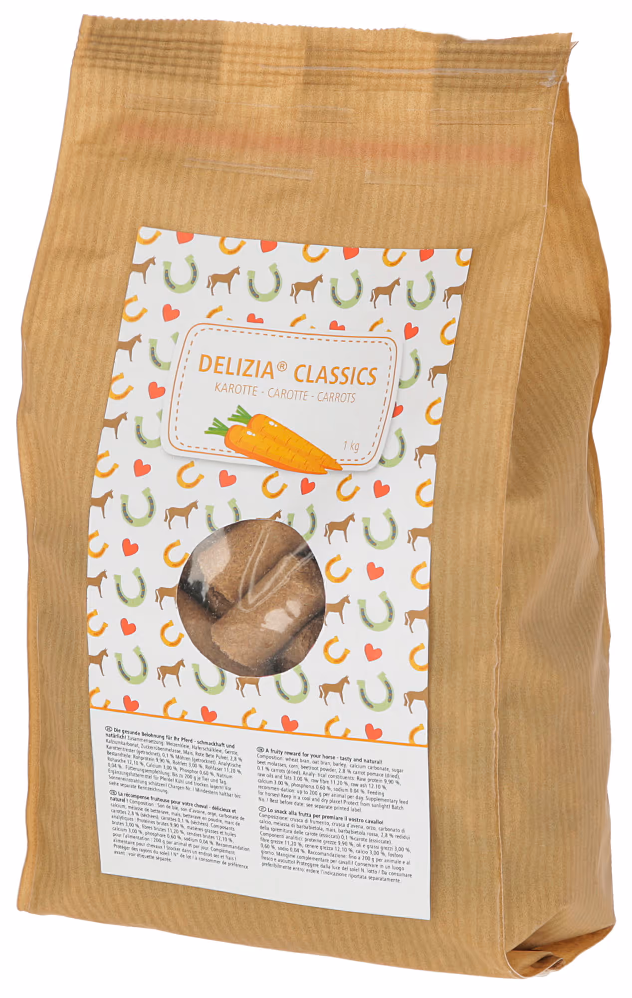 Friandises Delizia 1kg, carotte