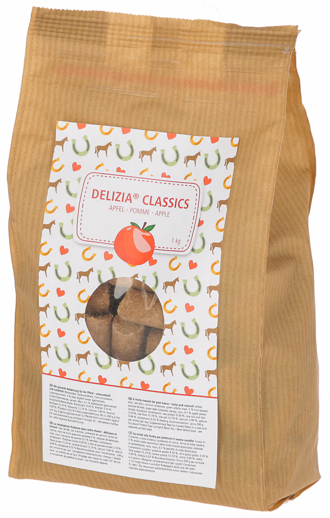 Friandises Delizia 1kg, pomme