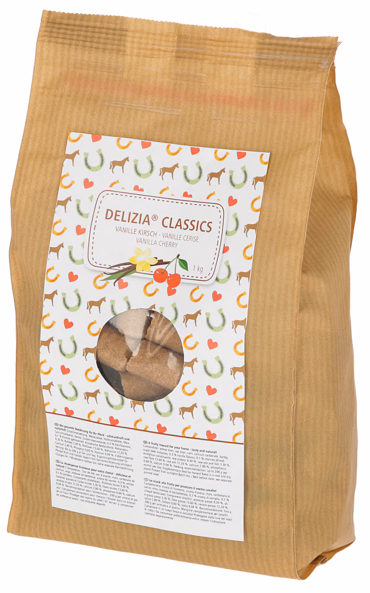 Friandises Delizia 1kg, vanille cerise