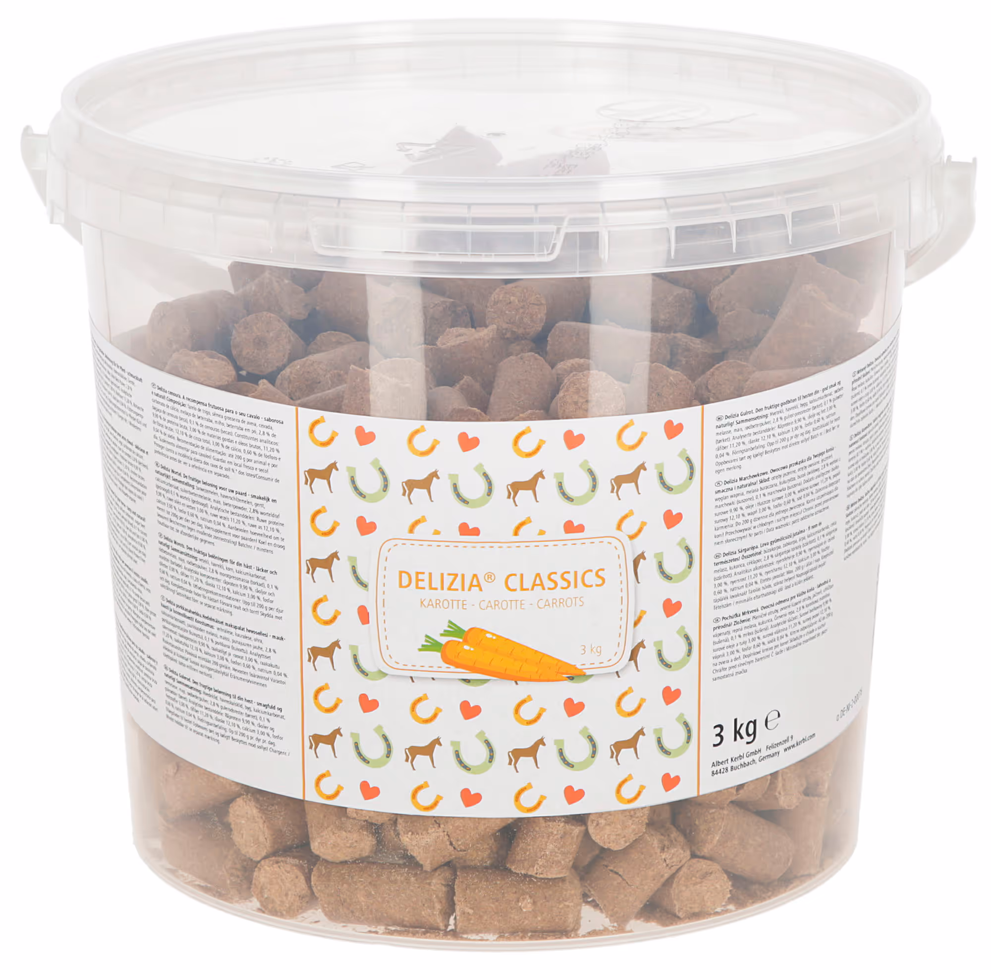 Friandises Delizia 3kg, carotte