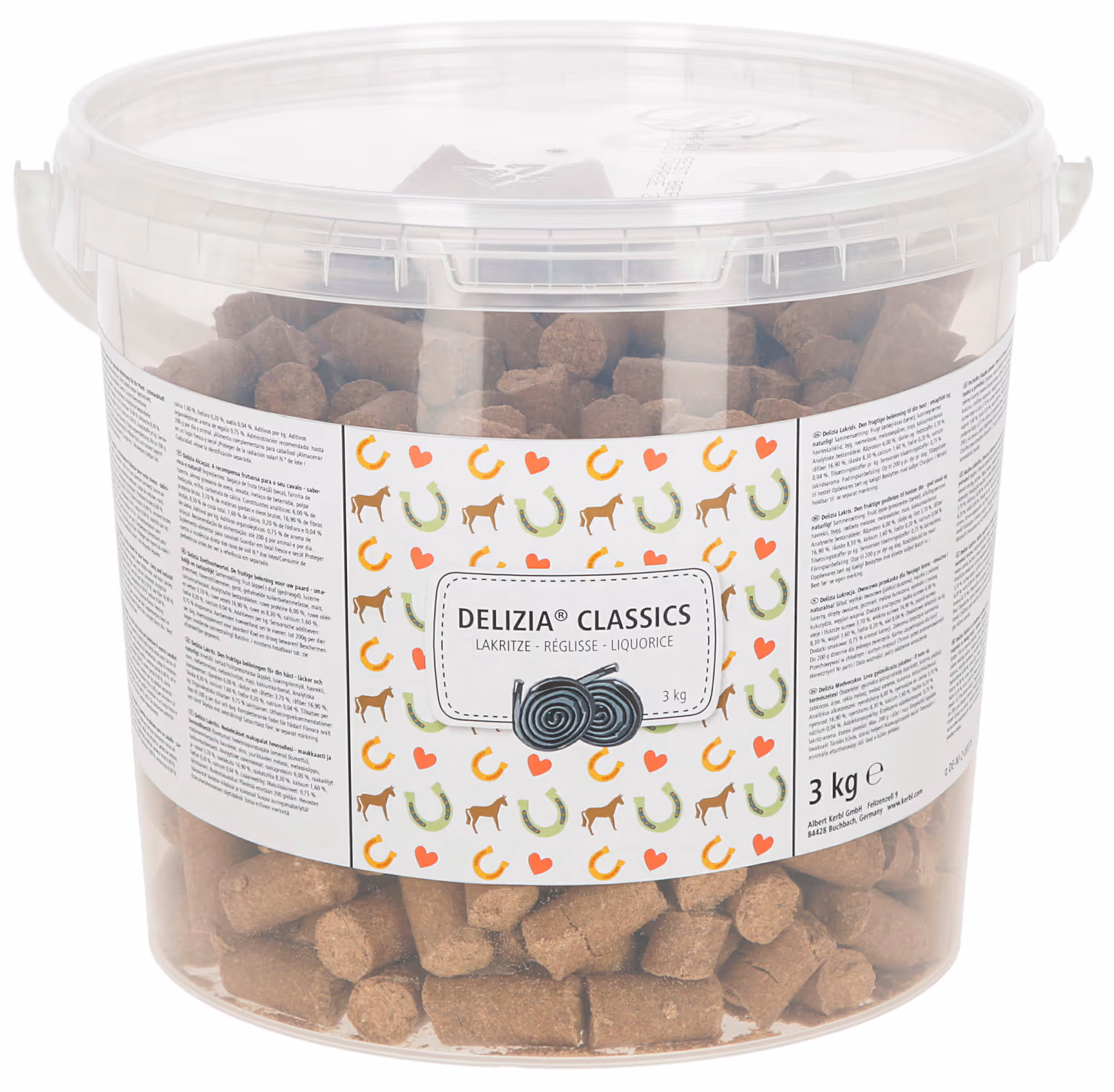 Friandises Delizia 3kg, réglisse