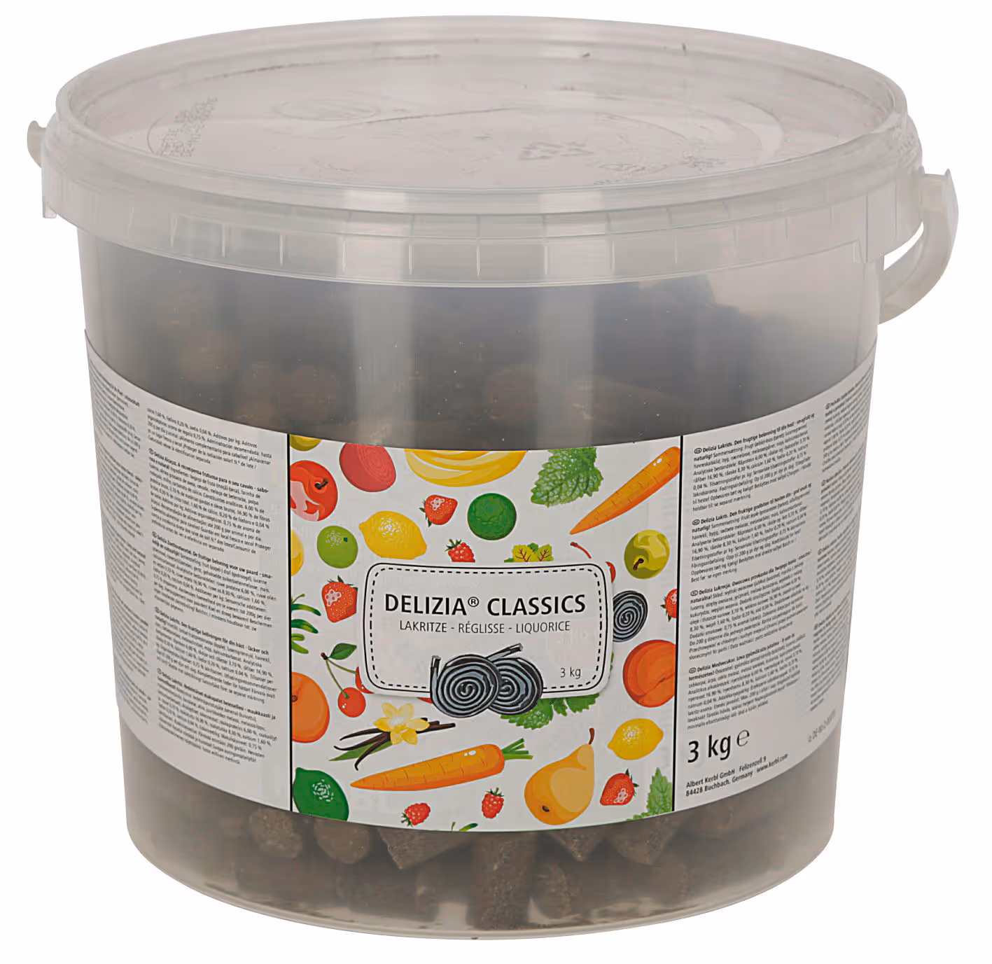Friandises Delizia 3kg, réglisse