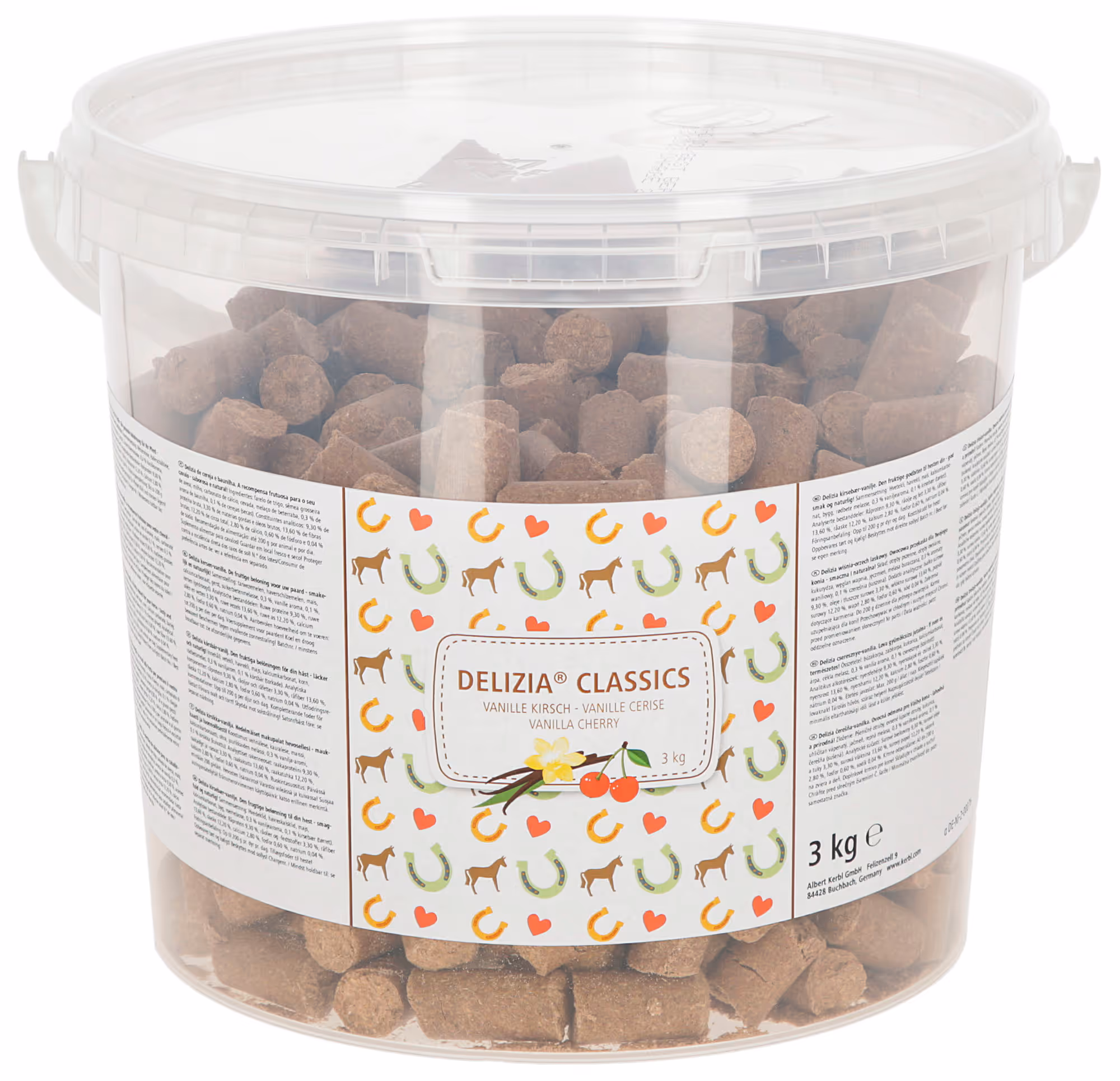 Friandises Delizia 3kg, vanille cerise