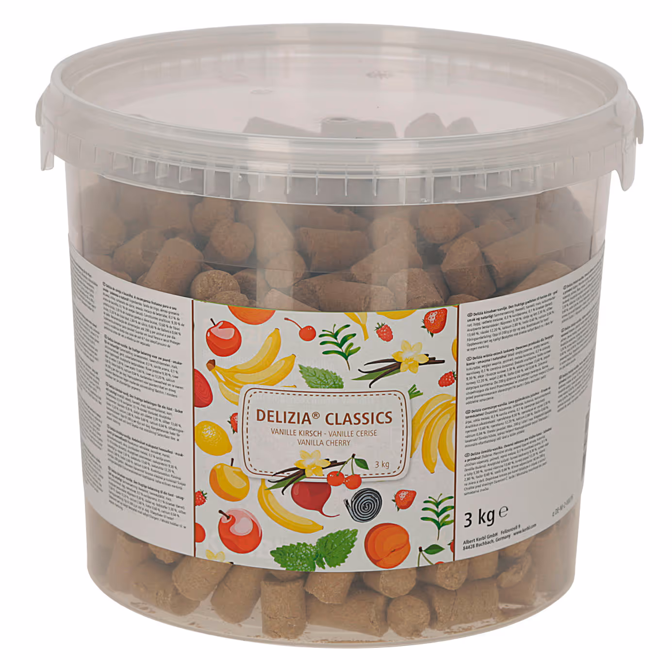 Friandises Delizia 3kg, vanille cerise