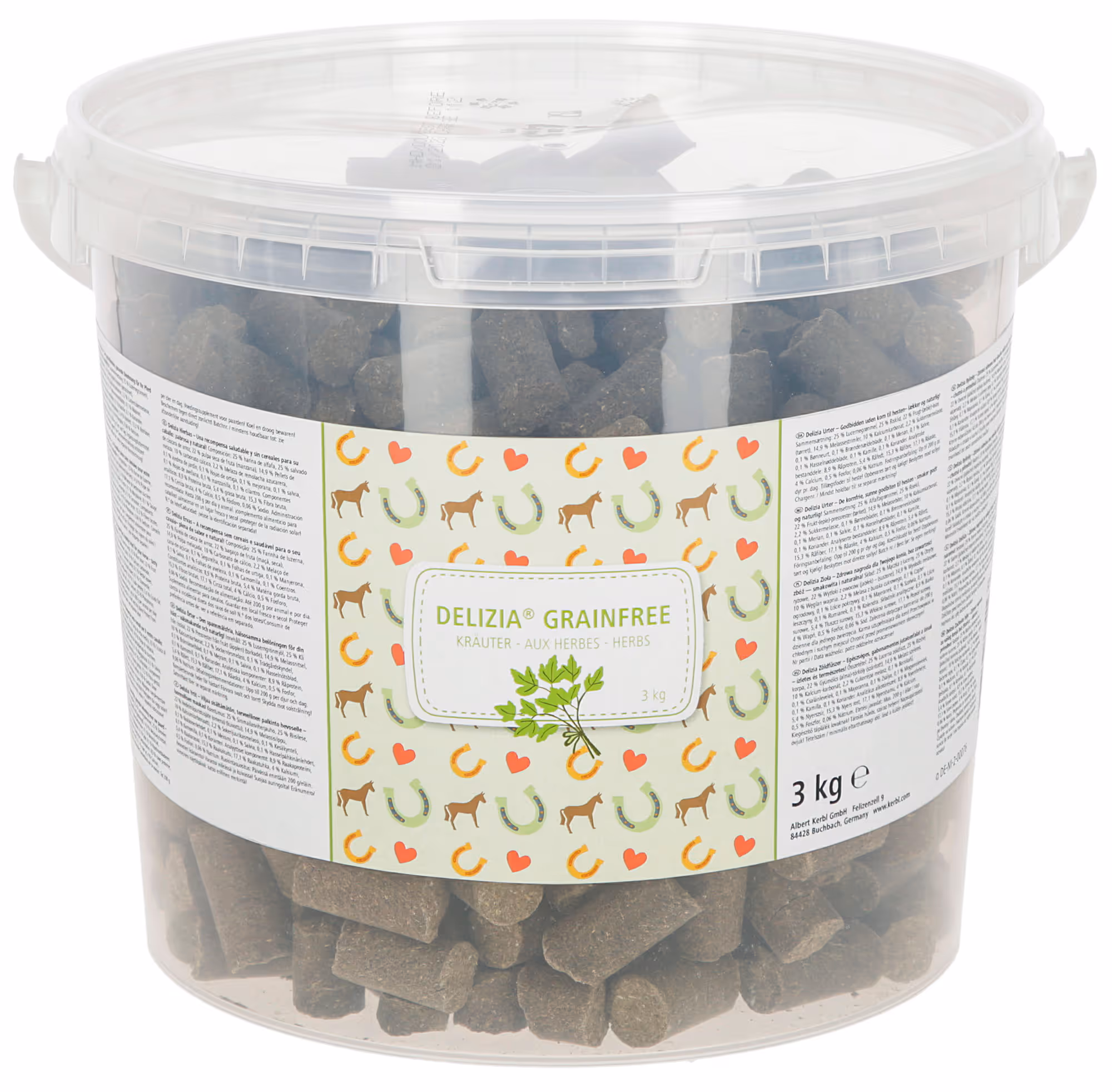 Friandises Delizia herbes 3 kg, sans céréales