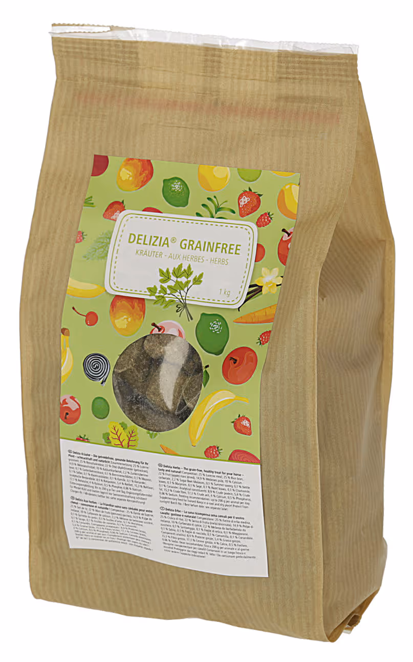 Friandises Delizia herbes 1 kg, sans céréales
