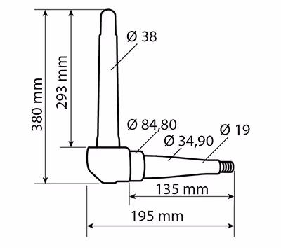 Fusee droite 1694233M91 | Massey-Ferguson