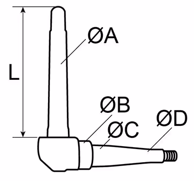 Fusée gauche Massey ferguson 1808911M91 adaptable