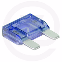 Fusible maxi fiches plates 60a - bleu (bl. 3 pcs)