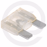 Fusible maxi fiches plates 80a - transp. - 10 pcs