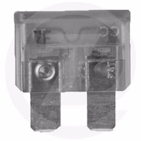 Fusible std fiches plates 25a - transp. (bl. 6 pcs)