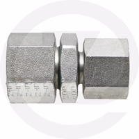 GA 3/8 FS-BSP x 3/8 FS-BSP  Adaptateur droit, femelle/femelle