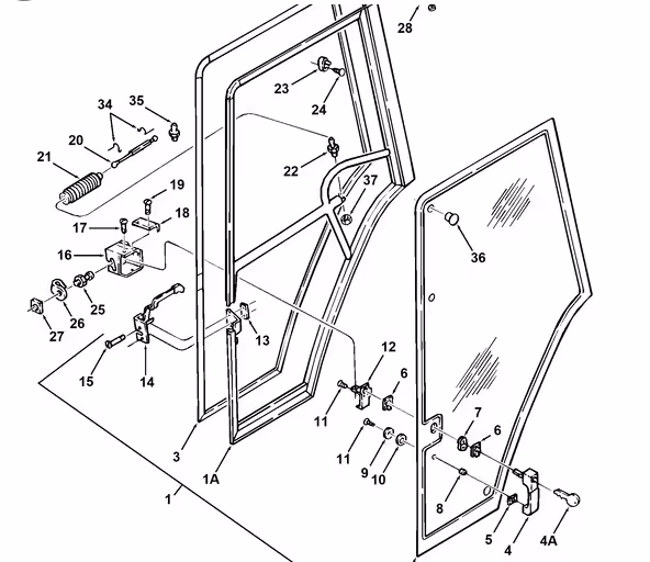 Gache fermeture de porte NH