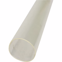 Gaine thermoretractable 19/6mm translucide lg 1,22m