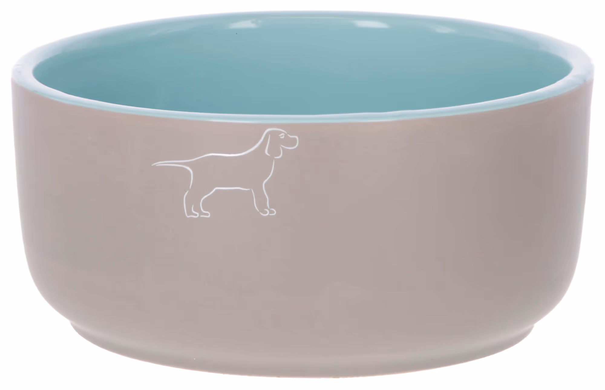 Gamelle en céramique Spirit gris/turquoise, 1500ml