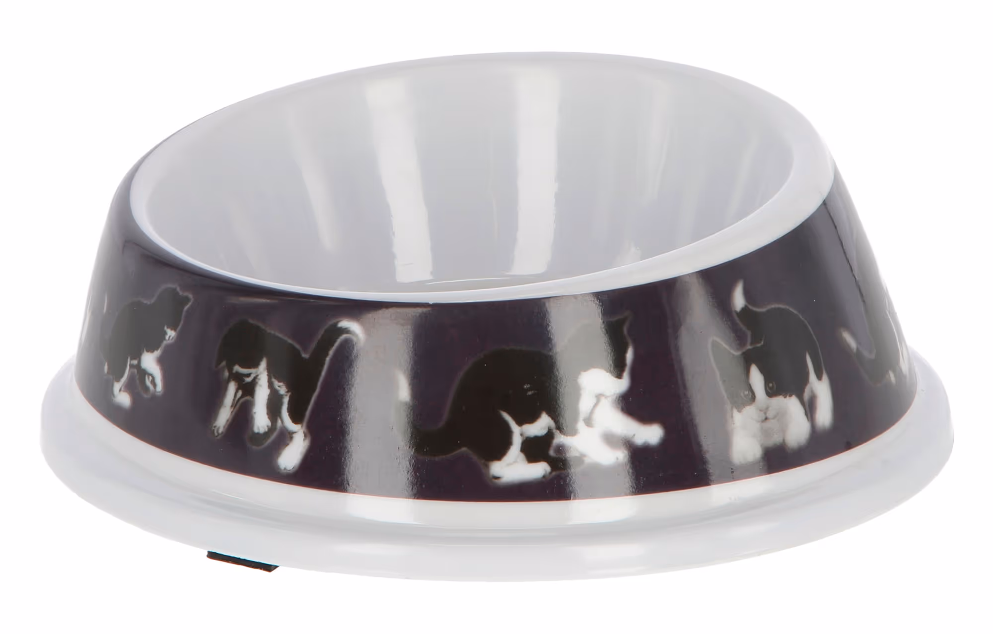Gamelle plastique gris/blanc, 140ml