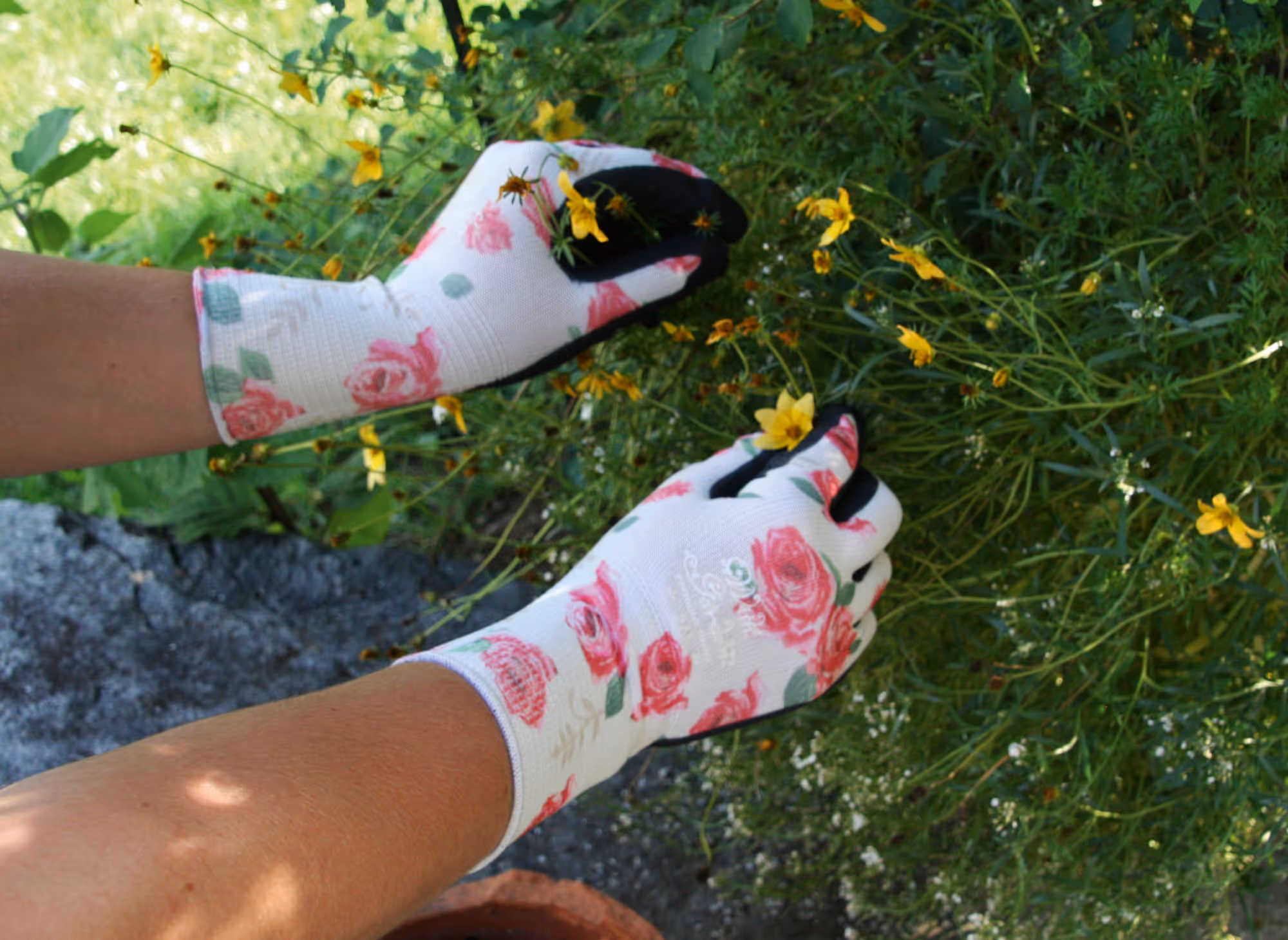 Gant de jardinage WithGarden Premium Luminus  T. 7