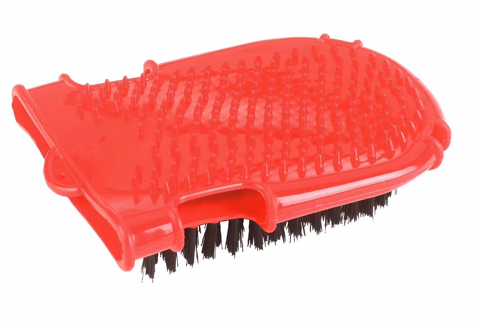 Gant étrille rouge