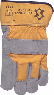 Gant paume croute bovin molletonne taille 10