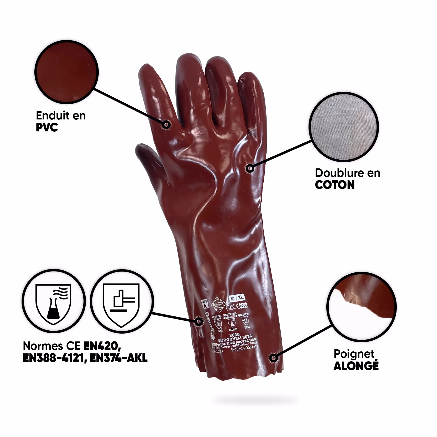 GANTS ACIDE