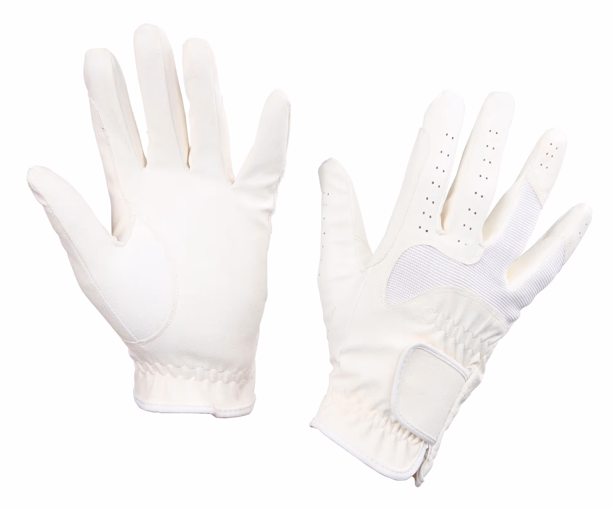 Gants d'équitation Gloria blanc T. XS