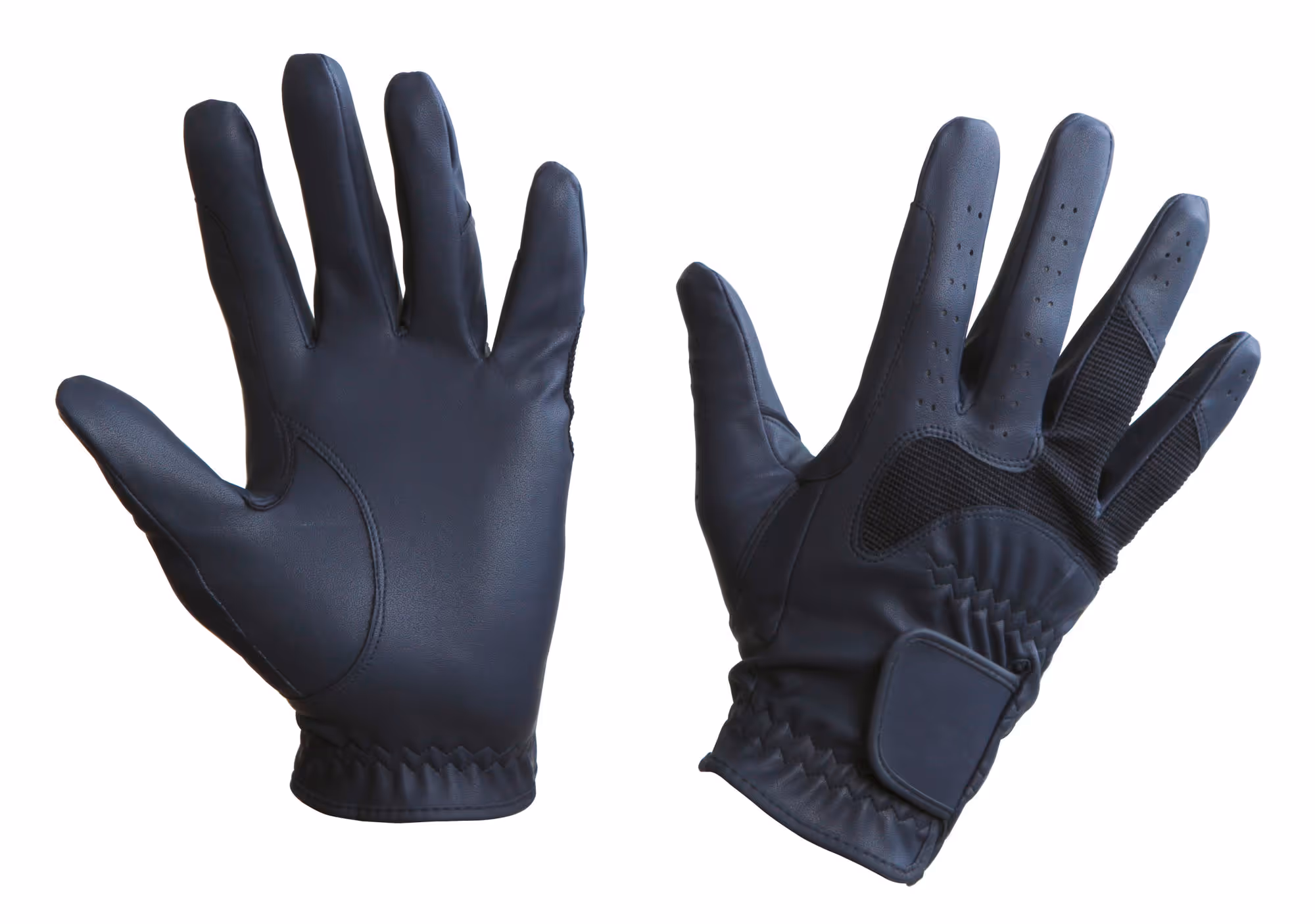 Gants d'équitation Gloria marine T. XS
