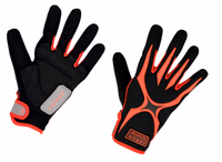Gants de mécanique Ajax noir/rouge, taille 10/XL
