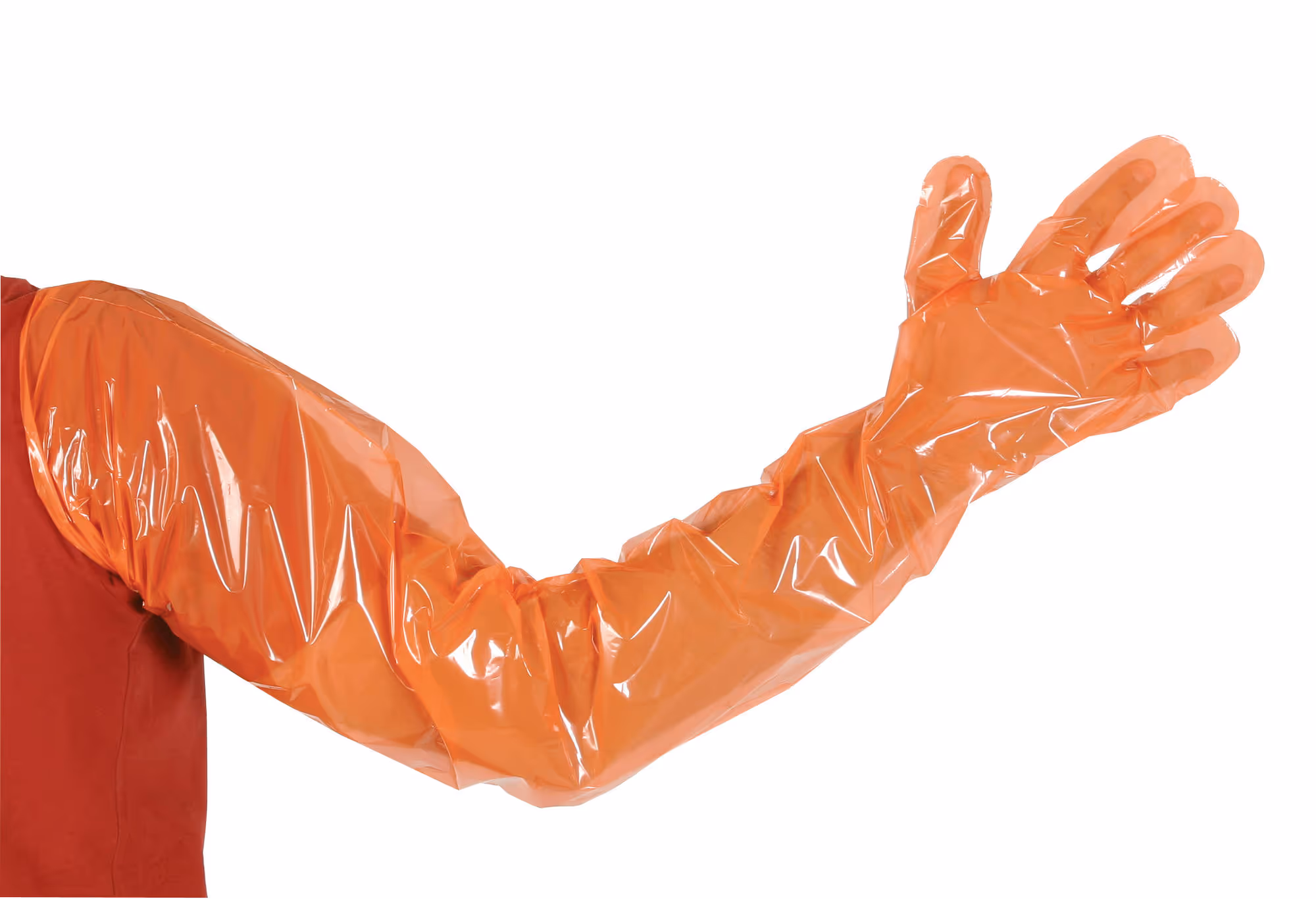 Gants de vélage VETbasic 90cm orange bte 100