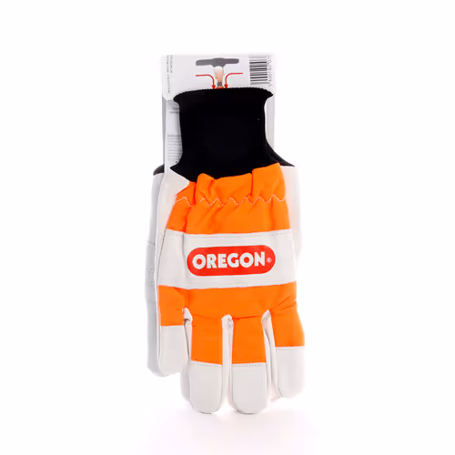 Gants gauche en cuir de protection de tronçonneuse Oregon Larges (taille 7) (91305S)