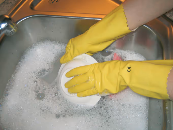 Gants ménagers PROTEX taille 7 Latex