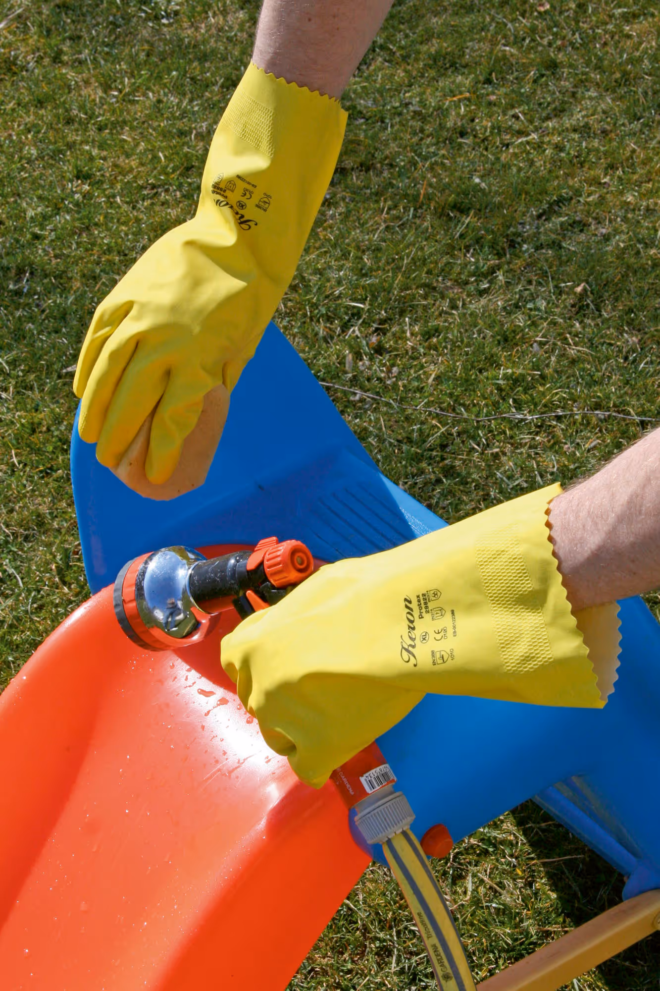 Gants ménagers PROTEX taille 7 Latex