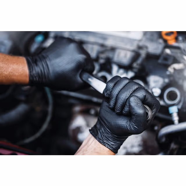 Gants nitrile gogrip noir boite 50 89