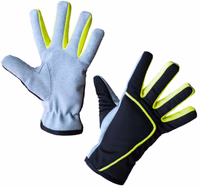 Gants pour enfants Joy noir néon, 8-11 ans
