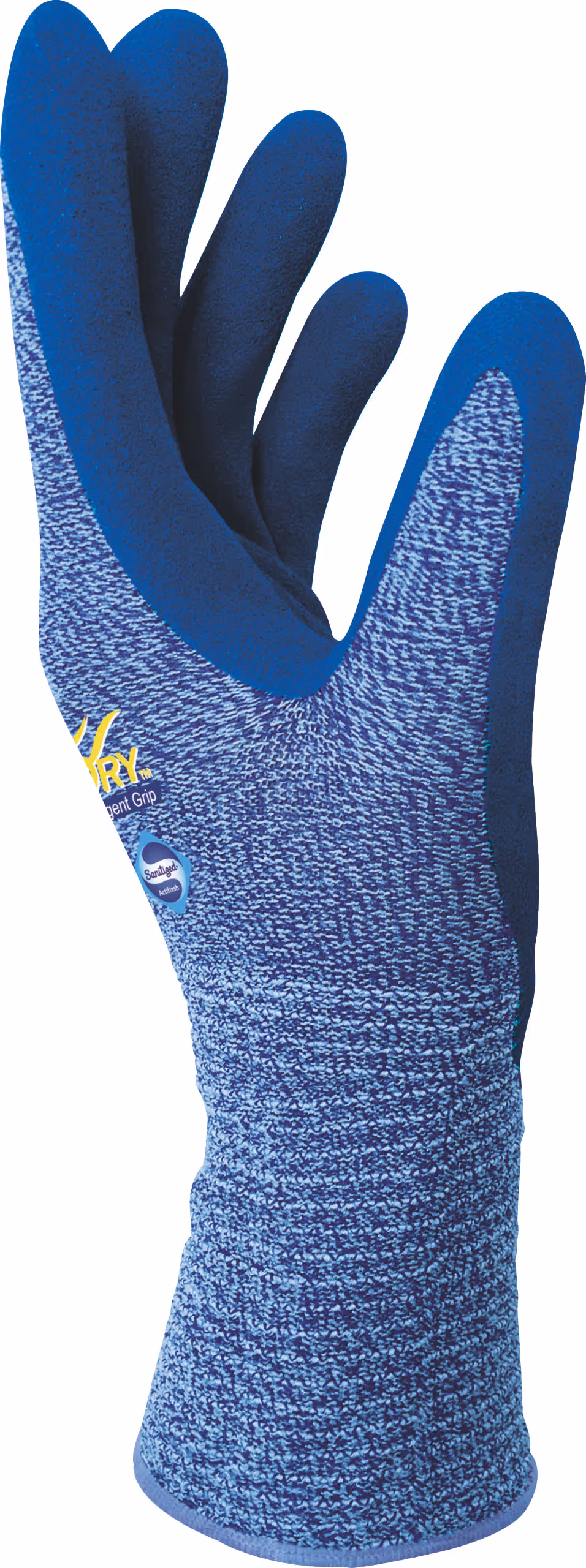 Gants tricot fin AirexDry bleu, taille 8/M