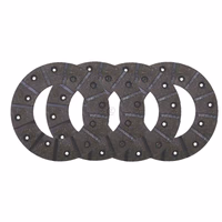 Garniture de frein pour frein à pied Ø 165 mm 4 pièces avec rivets