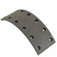 Garniture de segment de frein x1 207x70x7mm, 12 trous  adaptable