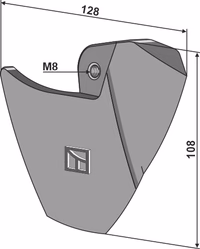 Gaspardo | Soc de semoir  - droite