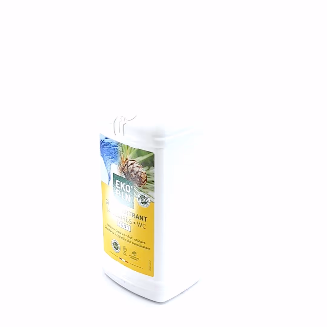 Gel détartrant multi-usages WC et sanitaires 5 en 1 1L EKOPIN