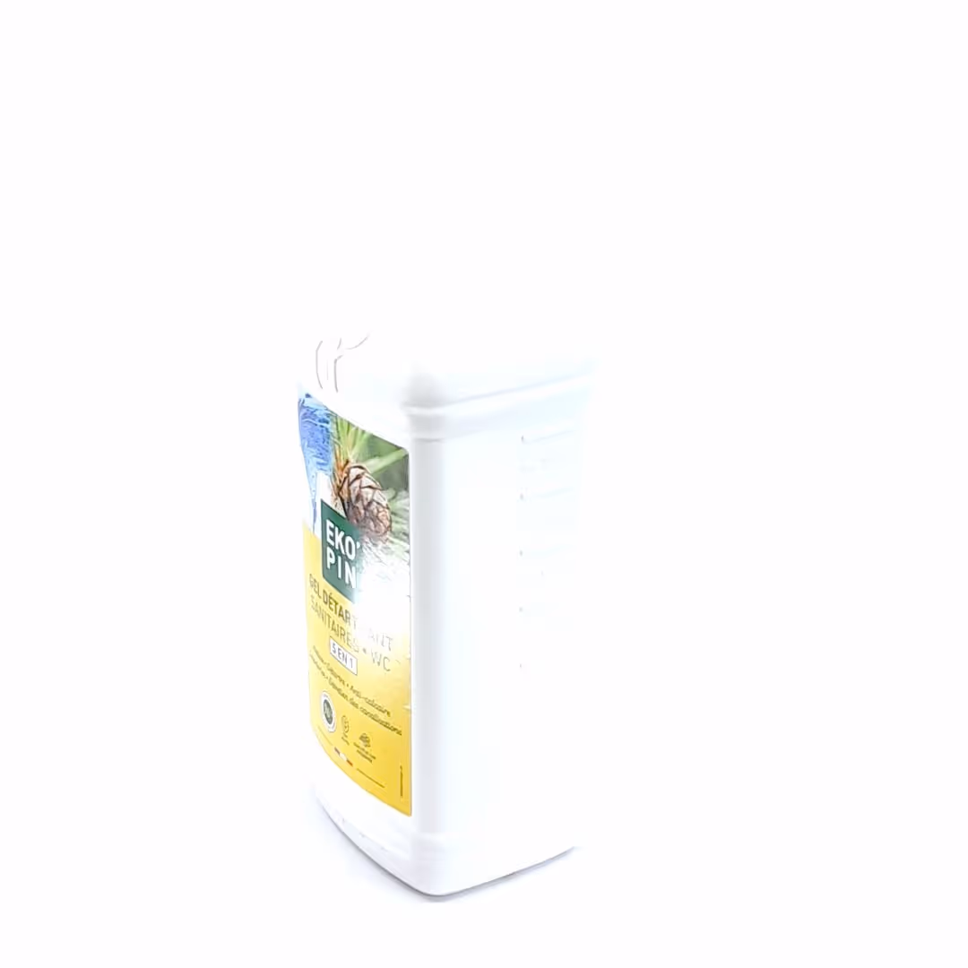 Gel détartrant multi-usages WC et sanitaires 5 en 1 1L EKOPIN