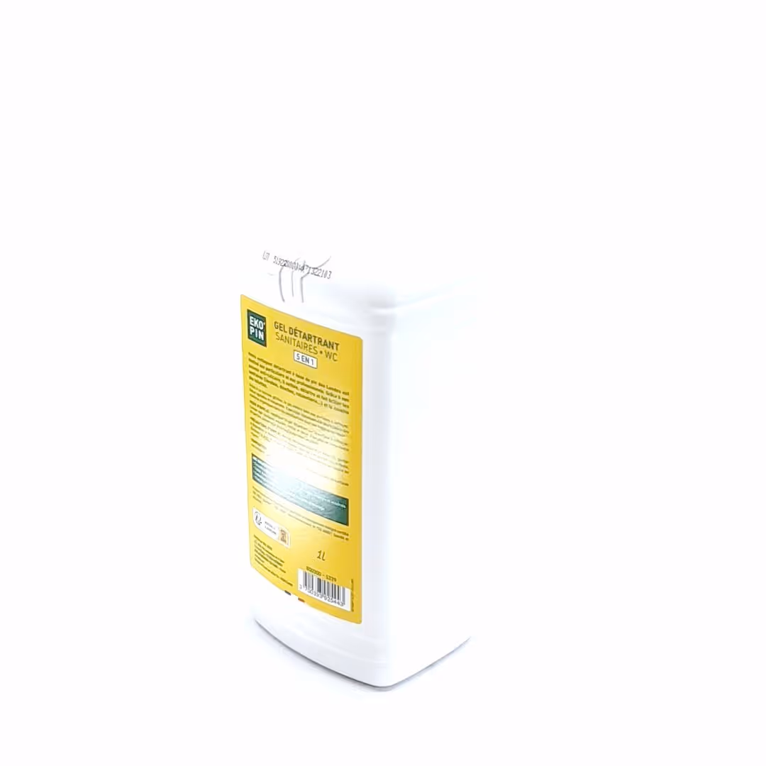Gel détartrant multi-usages WC et sanitaires 5 en 1 1L EKOPIN