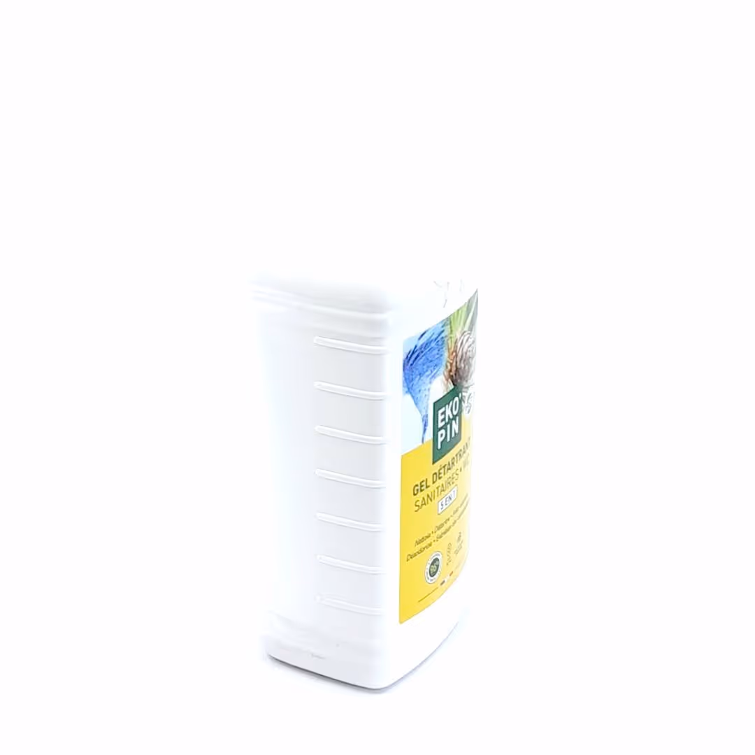 Gel détartrant multi-usages WC et sanitaires 5 en 1 1L EKOPIN