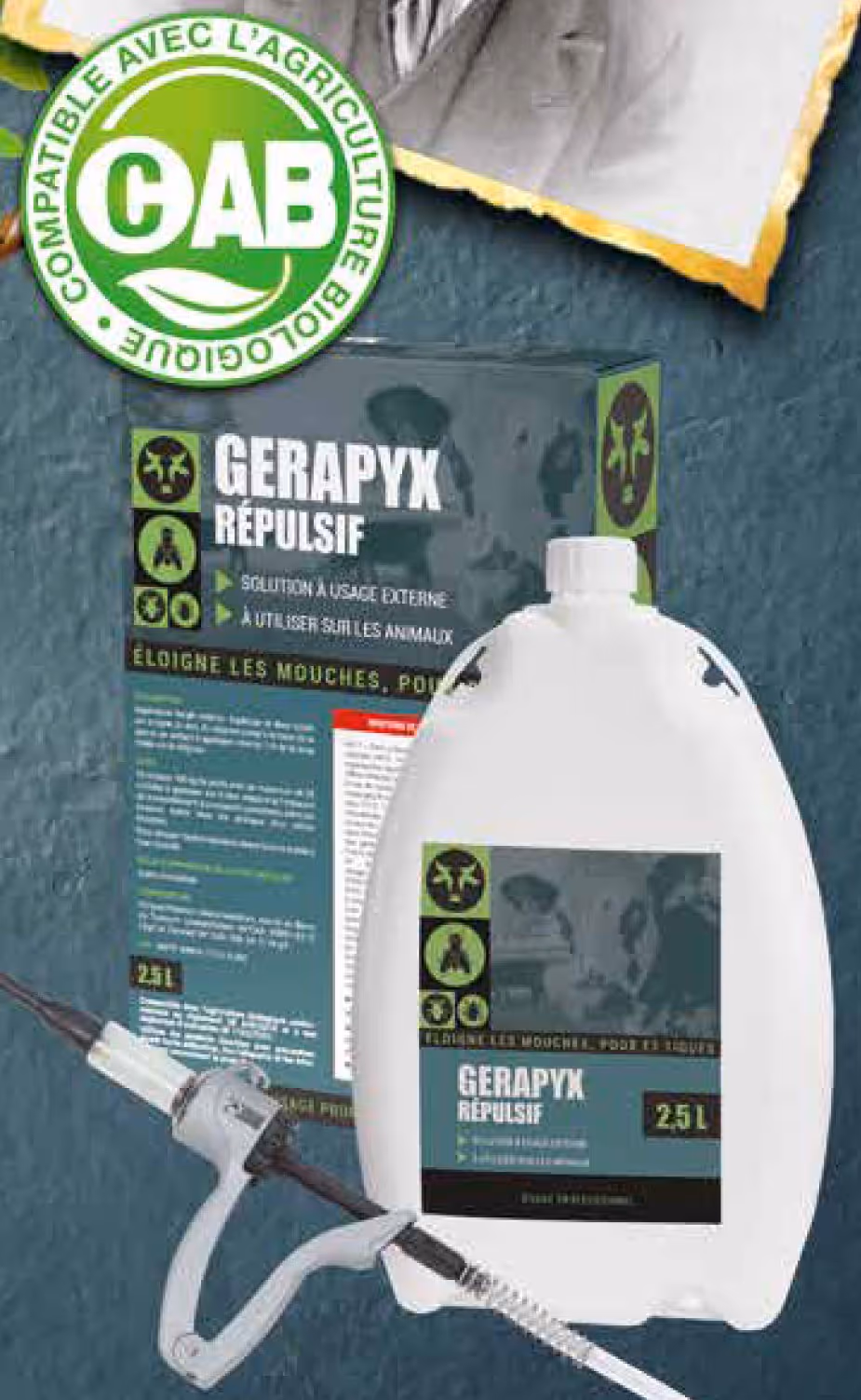 Gerapyx repulsif 2,5l mouches
