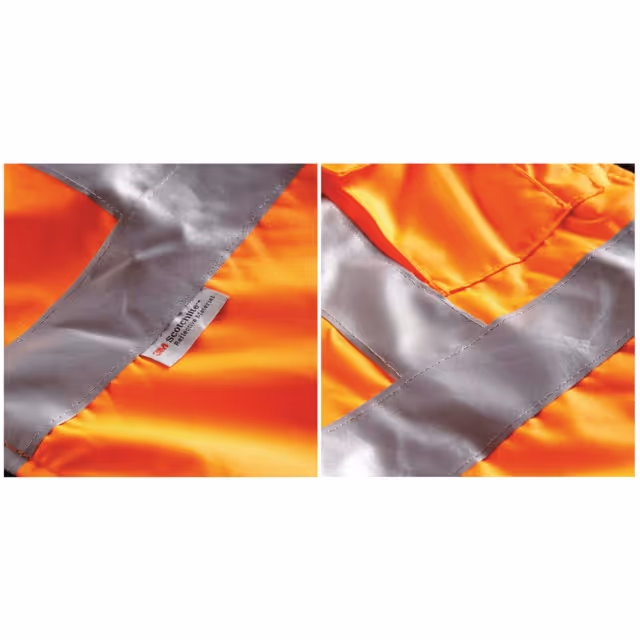 Gilet de travail sans manche haute visibilite reversible wiley orange m