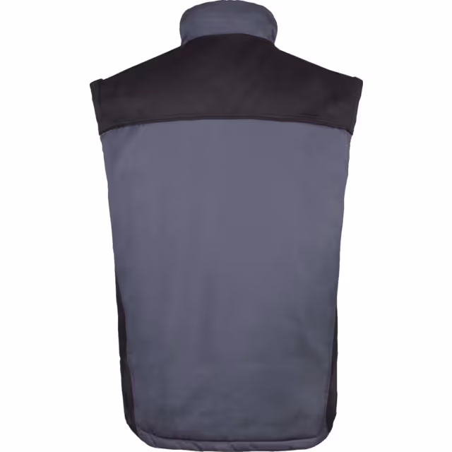 Gilet de travail sans manches matelasse  gris/noir m