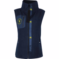 Gilet polaire sherpa sans manches 5 poches femme maya marine l