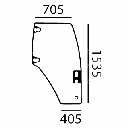 Vitre de porte Adaptable