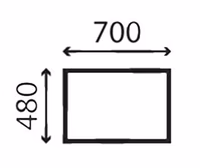 Glace de toit Manitou 208864
