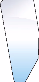 Vitre de porte Fiatagri gauche 5124414 Adaptable