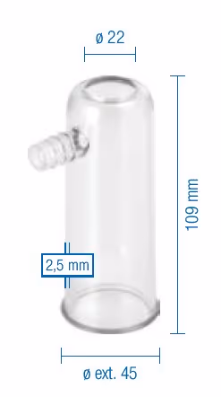 Gobelet plastique chevre fp 45x109x22